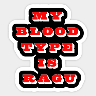 Blood Type Sticker